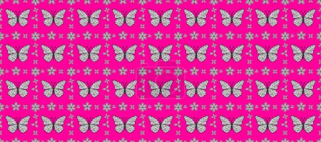 Fond sans couture de papillons colorés. Beau fond pour la conception de tissu, papier, emballages et papier peint.