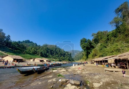 Photo for Sangu river view in remakri of thanchi - Royalty Free Image