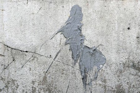 Photo for A cracked concrete vintage wall background and replastering - Royalty Free Image