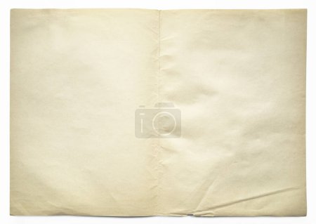 Foto de Primer plano de la hoja de papel vieja, fondo de textura - Imagen libre de derechos