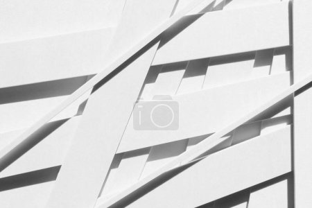 Foto de Fondo blanco abstracto, formas geométricas - Imagen libre de derechos