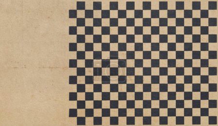 Photo for Wrapping paper with checkerboard pattern, texture background - Royalty Free Image