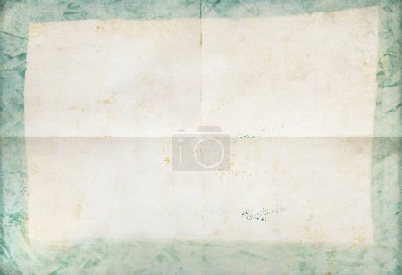 Téléchargez les photos : Gros plan de la vieille feuille de papier vieillie avec cadre, fond de texture - en image libre de droit