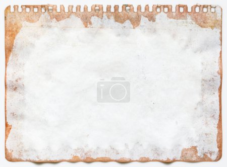 Photo for Old page of notebook, texture background - Royalty Free Image