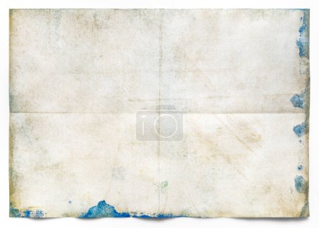 Foto de Primer plano de hoja de papel vieja envejecida, fondo de textura - Imagen libre de derechos