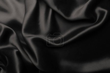 Foto de Elegante seda suave con ondas, fondo abstracto - Imagen libre de derechos