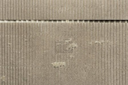 Téléchargez les photos : Vieux carton ondulé rayé, fond - en image libre de droit