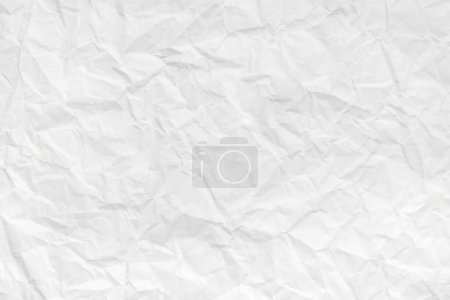 Photo for Crumpled white paper texture for background - Royalty Free Image