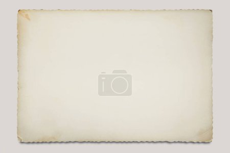 Foto de Postal vintage aislada sobre fondo gris - Imagen libre de derechos
