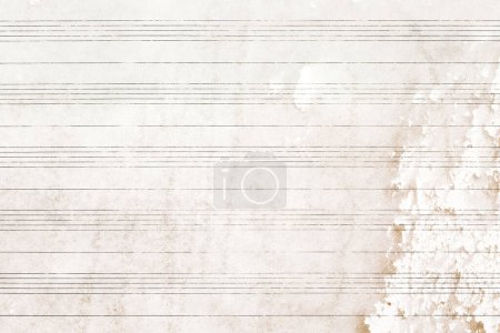 Photo for Sheet music without notes, background texture - Royalty Free Image