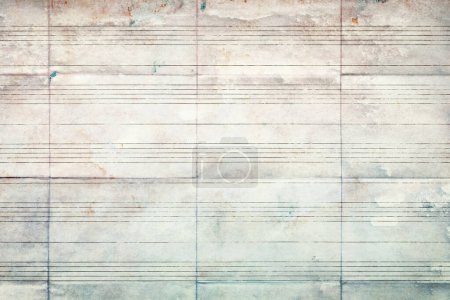 Photo for Sheet music without notes, background texture - Royalty Free Image