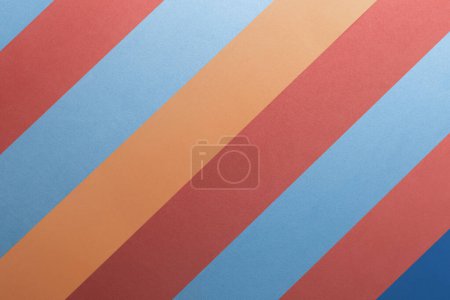 Photo for Background of colorful diagonal stripes, pattern abstract - Royalty Free Image