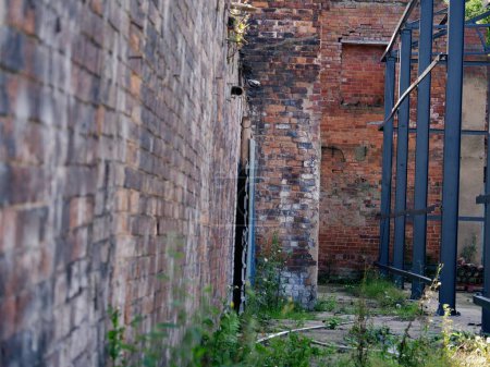Photo for Derelict old building wide shot selective focus - Royalty Free Image