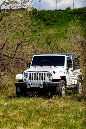 Téléchargez les photos : Jeep Wrangler dans la région d'Odessa - en image libre de droit