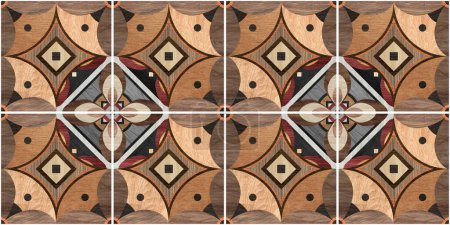 Téléchargez les photos : Illustration de motif sans couture texture colorée de l'utilisation du bois comme fond naturel. - en image libre de droit
