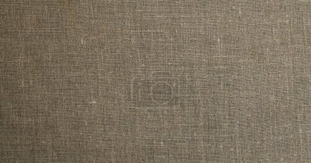 Photo for Textured textile canvas from unprocessed linen fabric - Royalty Free Image