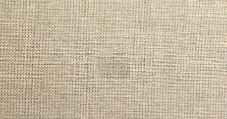 Photo for Textured canvas backdrop with earthy linen textile - Royalty Free Image