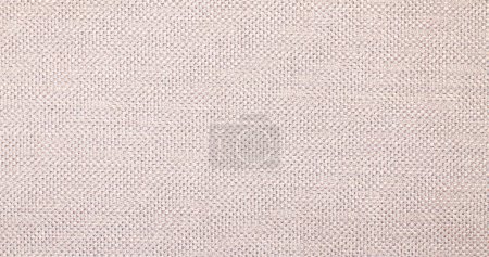 Photo for Organic linen fabric with textured canvas background - Royalty Free Image