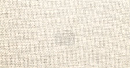 Foto de Tela tejida de material natural con textura de lino rugoso - Imagen libre de derechos