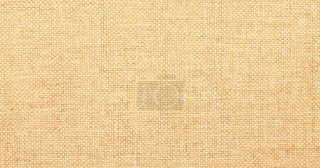 Photo for Canvas woven from natural material with rough linen texture - Royalty Free Image