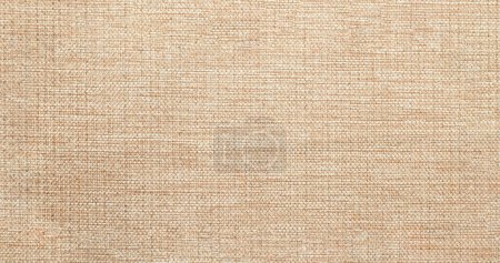 Photo for Natural canvas texture. brown beige background - Royalty Free Image