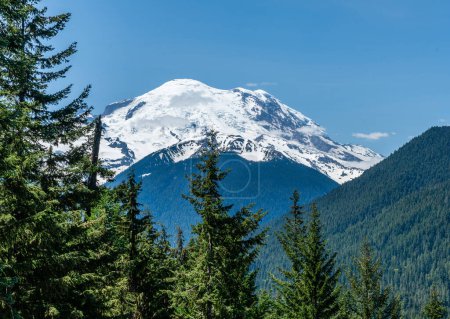 Photo for A view of Mount Rainier from highway 410 in Washington State. - Royalty Free Image