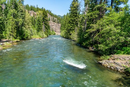 Photo for A view of the Naches River near Chinook Pass in Washington State. - Royalty Free Image