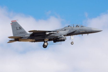 Téléchargez les photos : Avion de chasse Boeing F-15E Strike Eagle - en image libre de droit