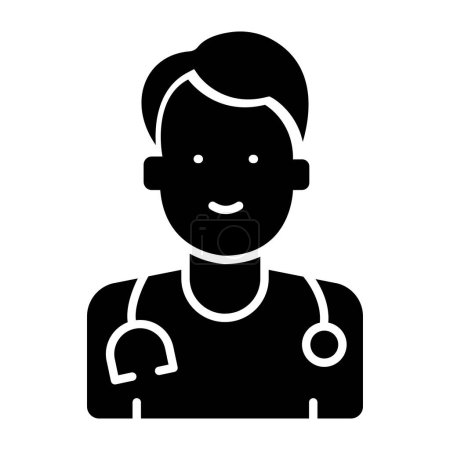 Illustration for An icon design of doctor - Royalty Free Image