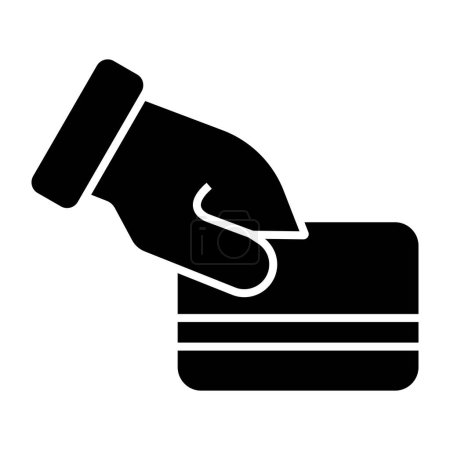 Ilustración de Premium icono de descarga de dar tarjeta ATM - Imagen libre de derechos