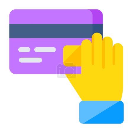 Téléchargez les illustrations : Premium icône de téléchargement de la carte ATM - en licence libre de droit