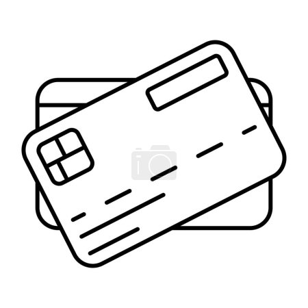 Téléchargez les illustrations : Premium download icon of atm cards - en licence libre de droit