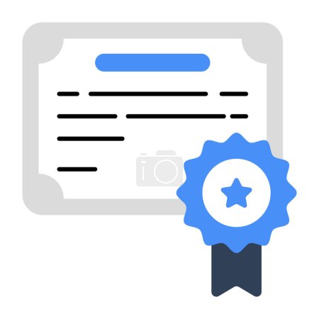 Illustration for Clipped, document, doc, archive, paper, file, icon, vector, flat, - Royalty Free Image