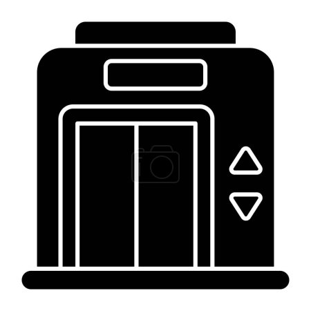 Illustration for Modern design icon of lift - Royalty Free Image