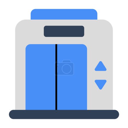 Illustration for Modern design icon of lift - Royalty Free Image