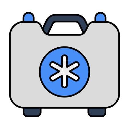 Illustration for Vector design of first aid kit - Royalty Free Image