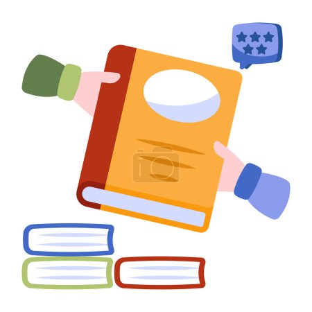Illustration for A creative design vector of giving book icon - Royalty Free Image