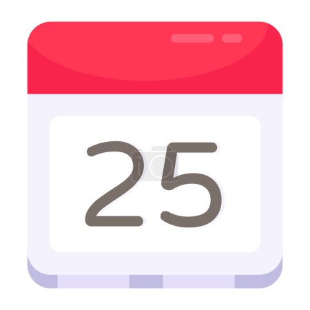 Illustration for A unique design icon of schedule - Royalty Free Image