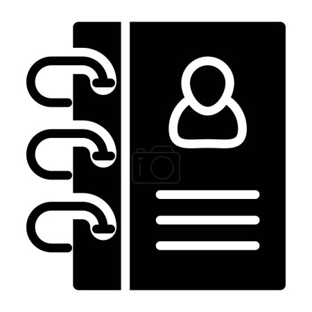 Premium download icon of contact book