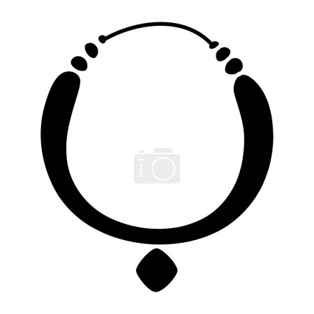 An icon design of necklace