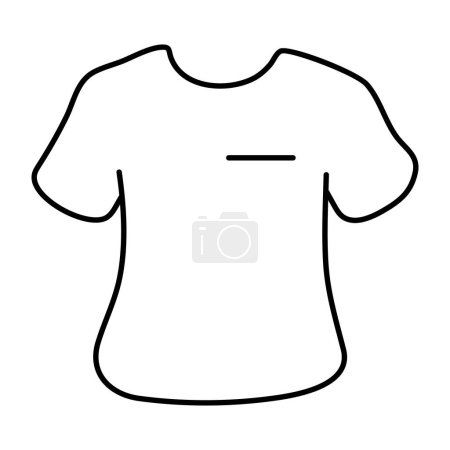 Illustration for A colored design icon of t shirt - Royalty Free Image