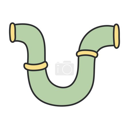 Modern design icon of plumbing pipe 