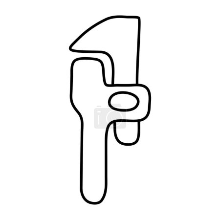 Téléchargez les illustrations : Un design d'icône de vernier étrier - en licence libre de droit
