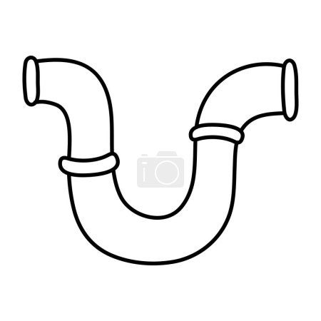 Modern design icon of plumbing pipe 
