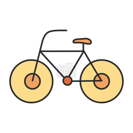 Icono de diseño moderno de la bicicleta