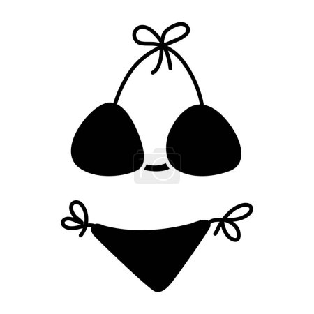 Icono de diseño premium de trajes de baño