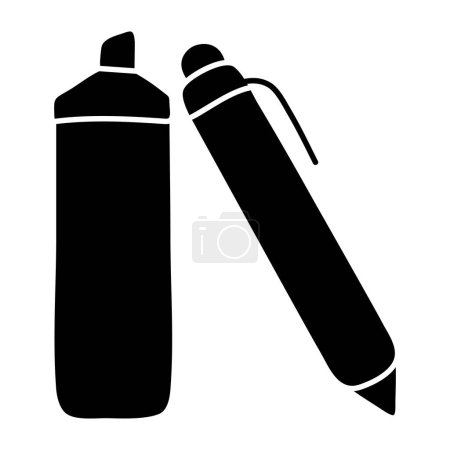 An icon design of fountain pen