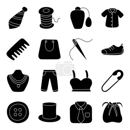 Pack Of Clothes solid Icon