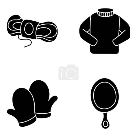 Pack Of Clothing And Fashion solid Icon
