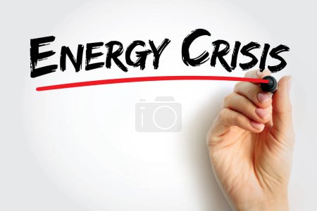 Téléchargez les photos : Crise énergétique citation textuelle, contexte conceptuel - en image libre de droit